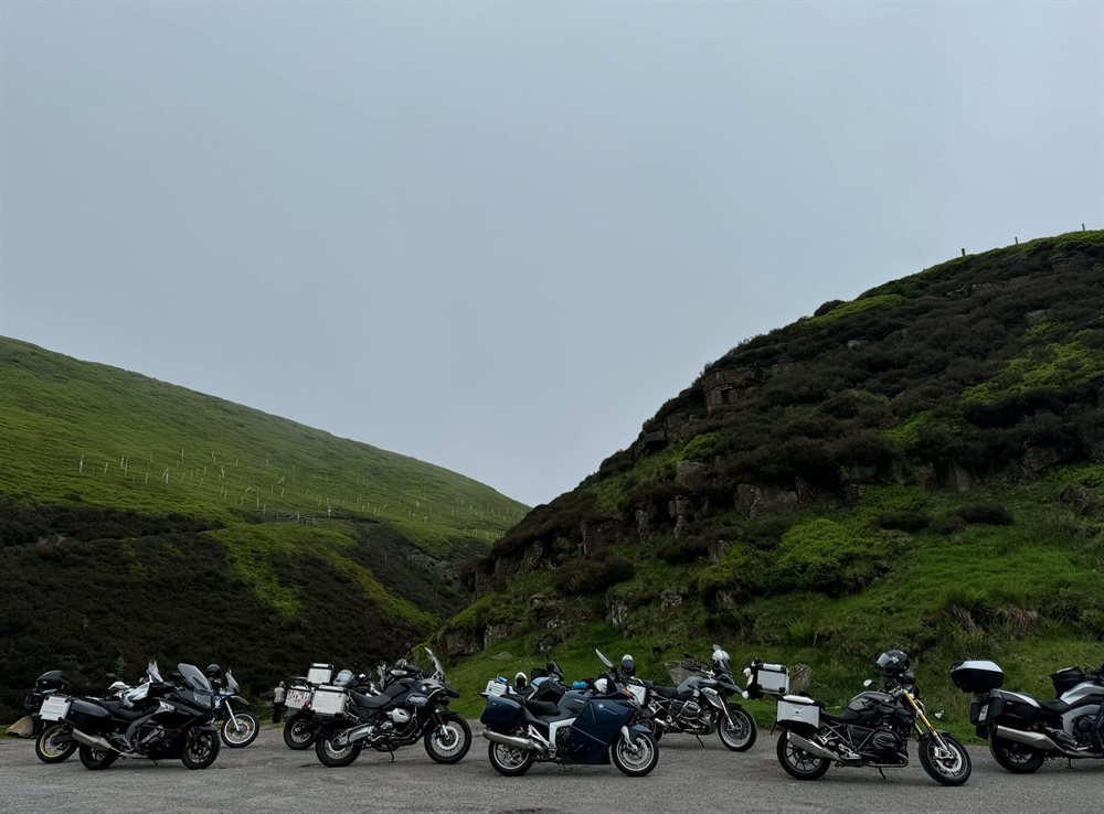 BMW Motorradclub Ausfahrt nach England Snake Pass