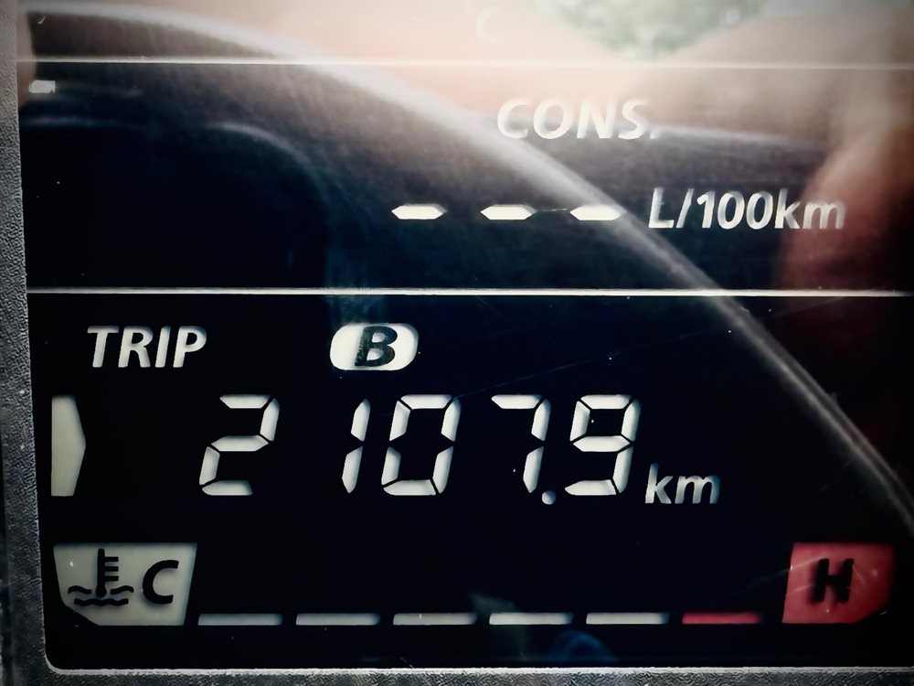 Endkilometerstand nach der Motorradtour in England