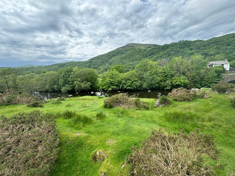 Englische Landschaft auf Motorradtour