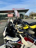 Messe Motorräder Dortmund 2024 Eingang Nord