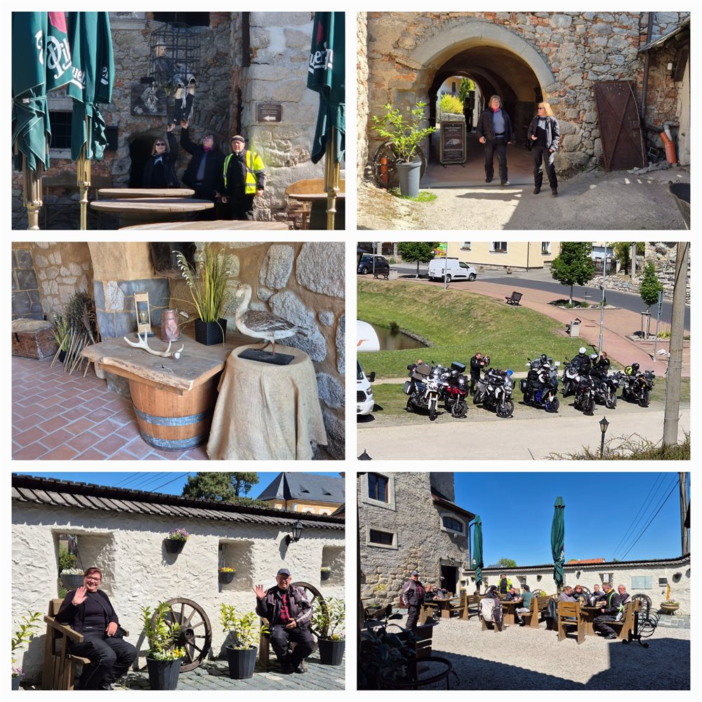 Mit Motorrad zur Burg Wildstein