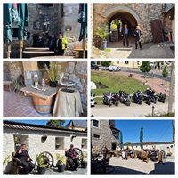 Mit Motorrad zur Burg Wildstein