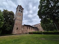 Mit Motorrad zur Stiftsruine in Bad Hersfeld