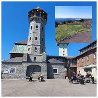 Mit dem BMW-MC nach Klinovec, der tschechische Schwesterberg des deutschen Fichtelbergs