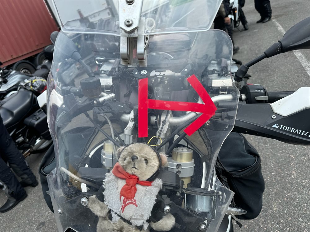 Motorrad Linksverkehr