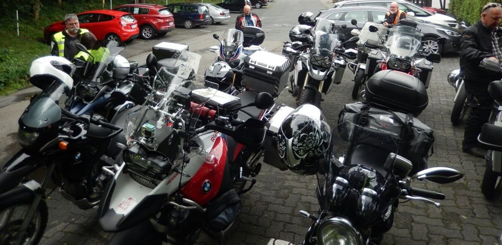 Motorräder Rastplatz