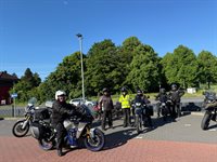 Start Motorradtour durdh Ostdeutschland