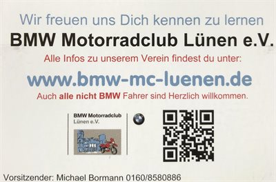 Visitenkarte BMW MC Lünen
